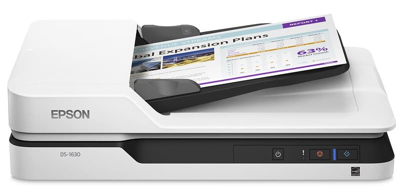 Epson DS-1630 Flatbed Document Scanner Color