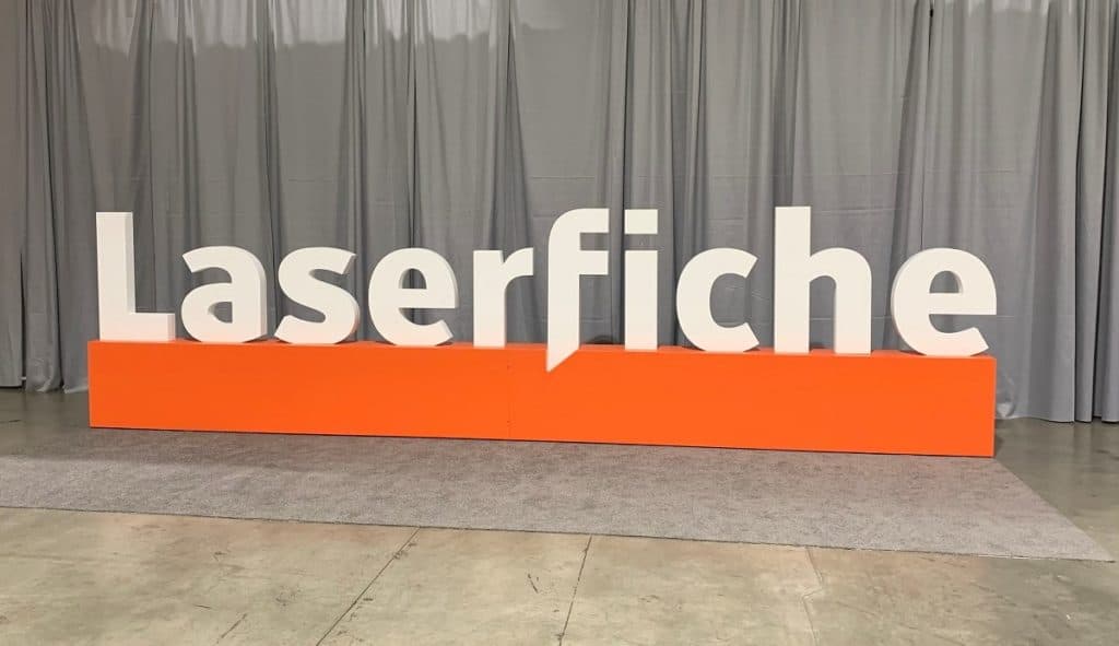 laserfiche empower 2020 sign
