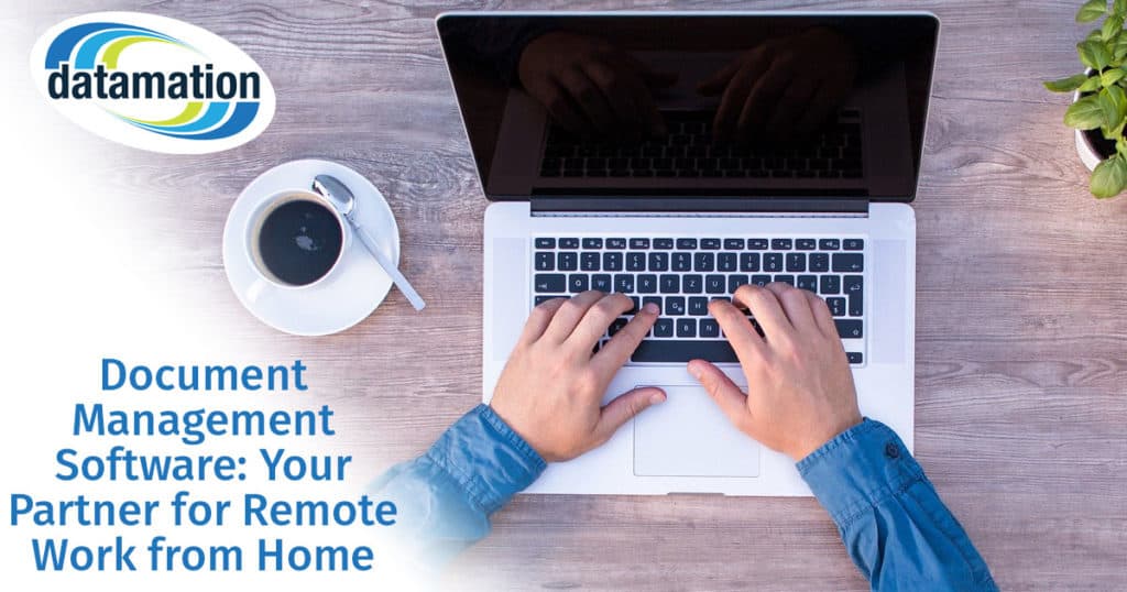 online document management remote work social header