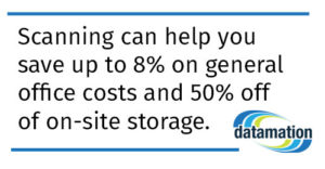 scanning saves money on storage costs